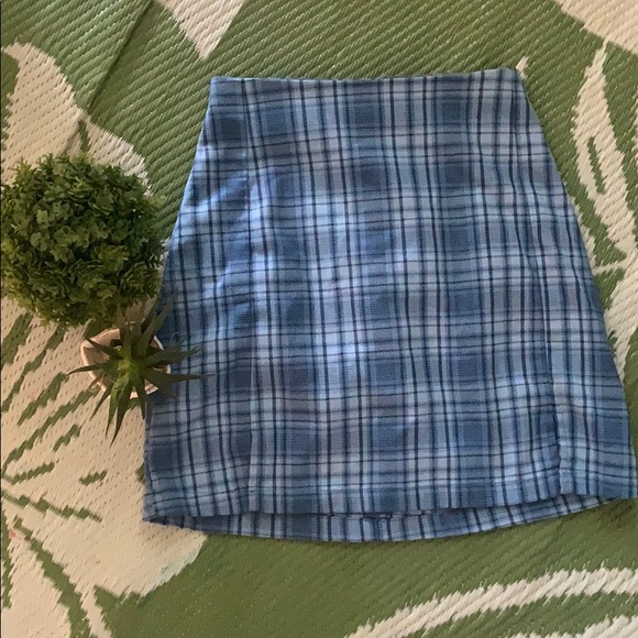 PacSun Dresses & Skirts - Blue Plaid Cara skirt